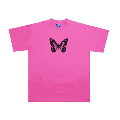 BYE JEREMY(バイジェレミー)/ Butterfly Tee -PINK-