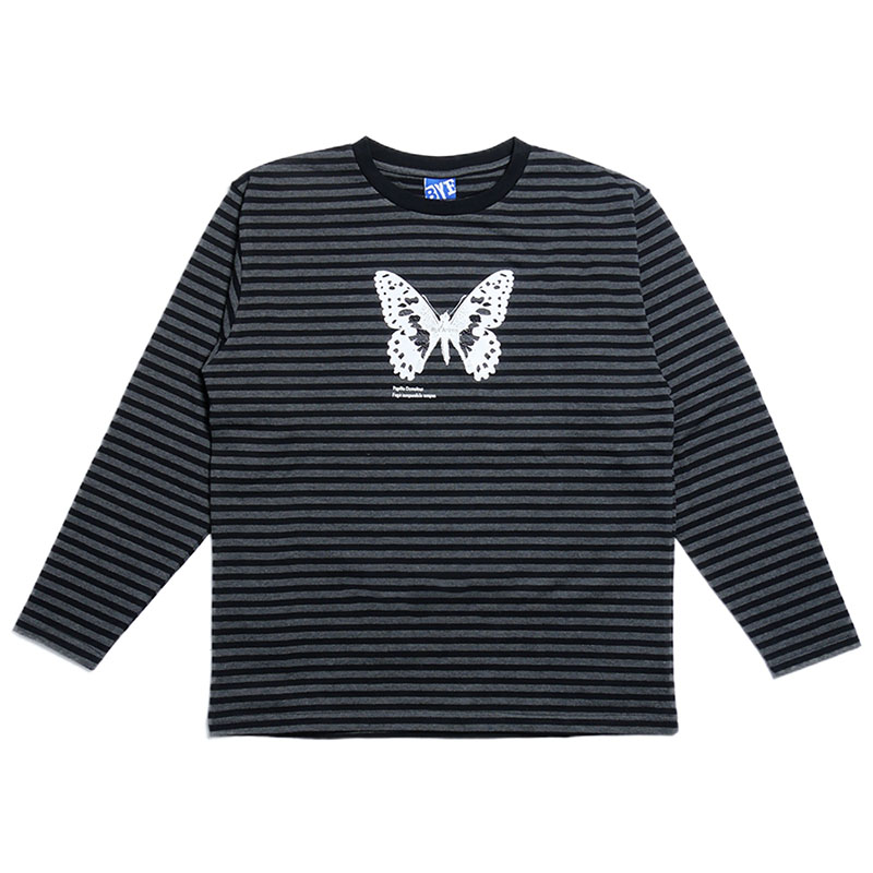 BYE JEREMY(バイジェレミー)/ Butterfly Longsleeve -BLACK-