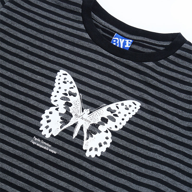 BYE JEREMY(バイジェレミー)/ Butterfly Longsleeve -BLACK-