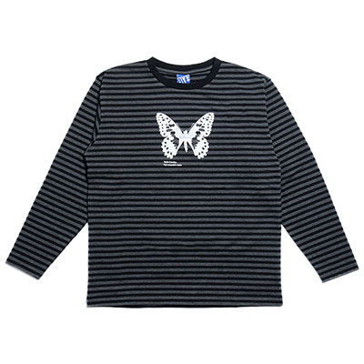 BYE JEREMY(バイジェレミー)/ Butterfly Longsleeve -BLACK-