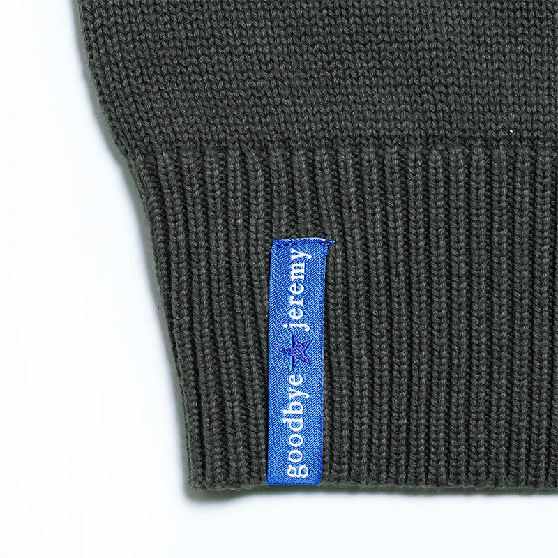 BYE JEREMY(バイジェレミー)/ Scar Raglan Sweater -GREY-