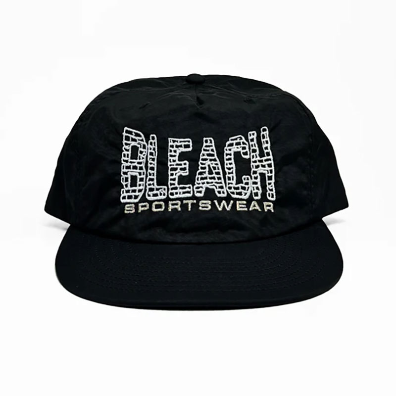 BLEACH USA(ブリーチ)/ BRICKED NYLON HAT -2COLOR-(BLACK)