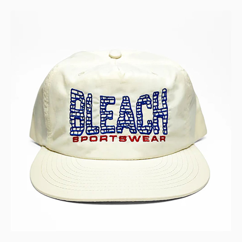 BLEACH USA(ブリーチ)/ BRICKED NYLON HAT -2COLOR-(WHITE)