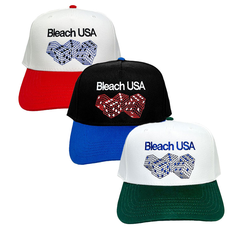 BLEACH USA(ブリーチ)/ DICE THREES 5 PANEL HATS -3COLOR-