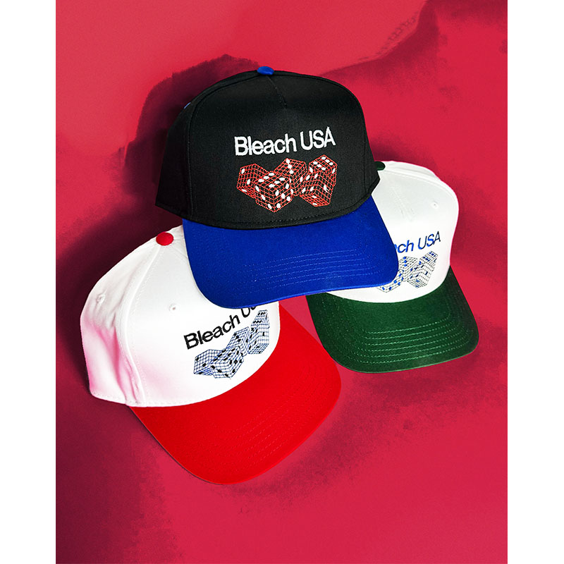 BLEACH USA(ブリーチ)/ DICE THREES 5 PANEL HATS -3COLOR-