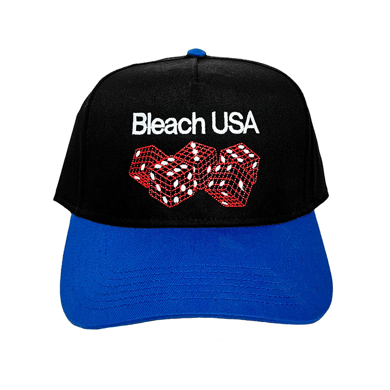 BLEACH USA(ブリーチ)/ DICE THREES 5 PANEL HATS -3COLOR-(BLACK/BLUE)