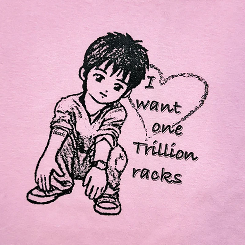 BLEACH USA(ブリーチ)/ One Trillion Racks T-Shirt -2COLOR-