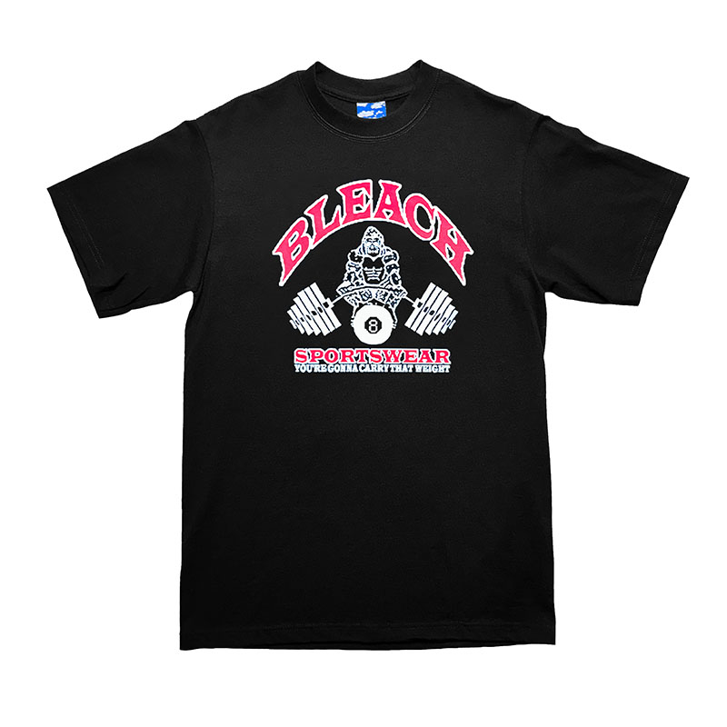 BLEACH USA(ブリーチ)/ HEAVYWEIGHT T-SHIRT -2COLOR-(BLACK)