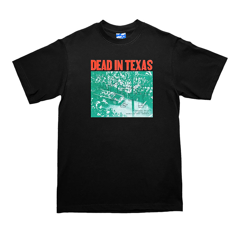 BLEACH USA(ブリーチ)/ DEAD IN TEXAS T-SHIRT -2COLOR-(BLACK)