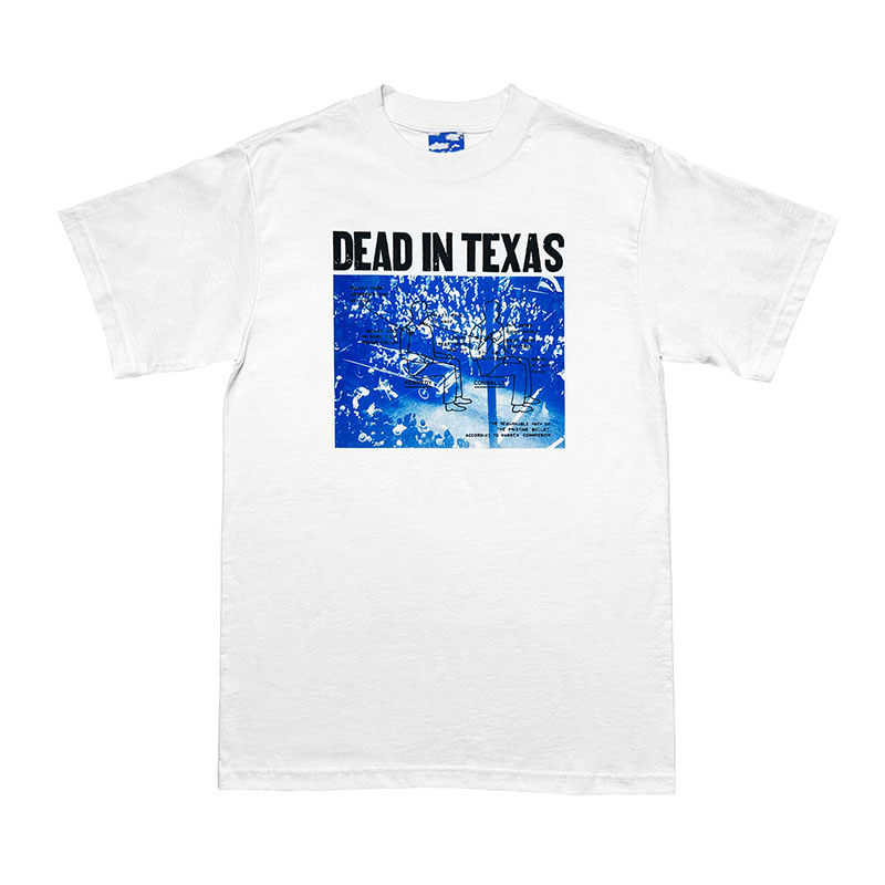 BLEACH USA(ブリーチ)/ DEAD IN TEXAS T-SHIRT -2COLOR-(WHITE)