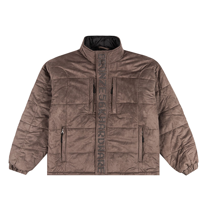 BRONZE 56K(ブロンズ)/ FAUX SUEDE PUFFER -STEEL-