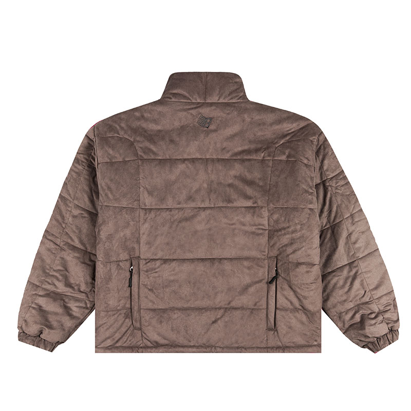 BRONZE 56K(ブロンズ)/ FAUX SUEDE PUFFER -STEEL-