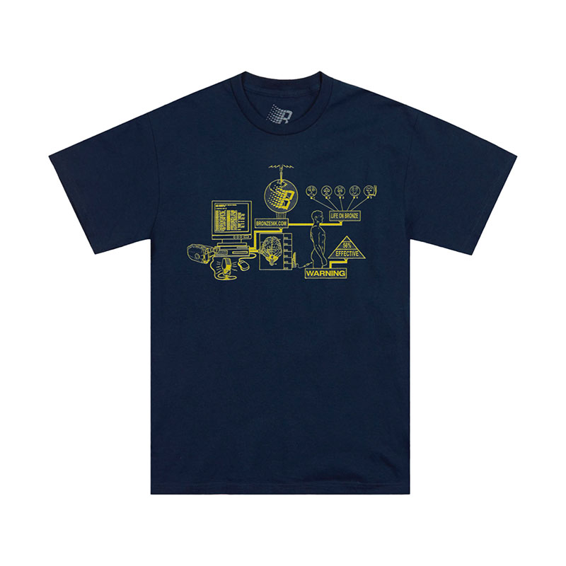 BRONZE 56K(ブロンズ)/ LOCKED IN TEE -2.COLOR-(NAVY)