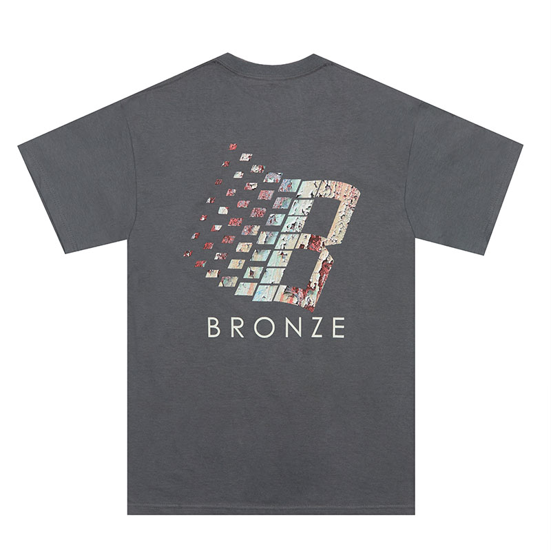 BRONZE 56K(ブロンズ)/ LOGO RUST TEE -BLACK-