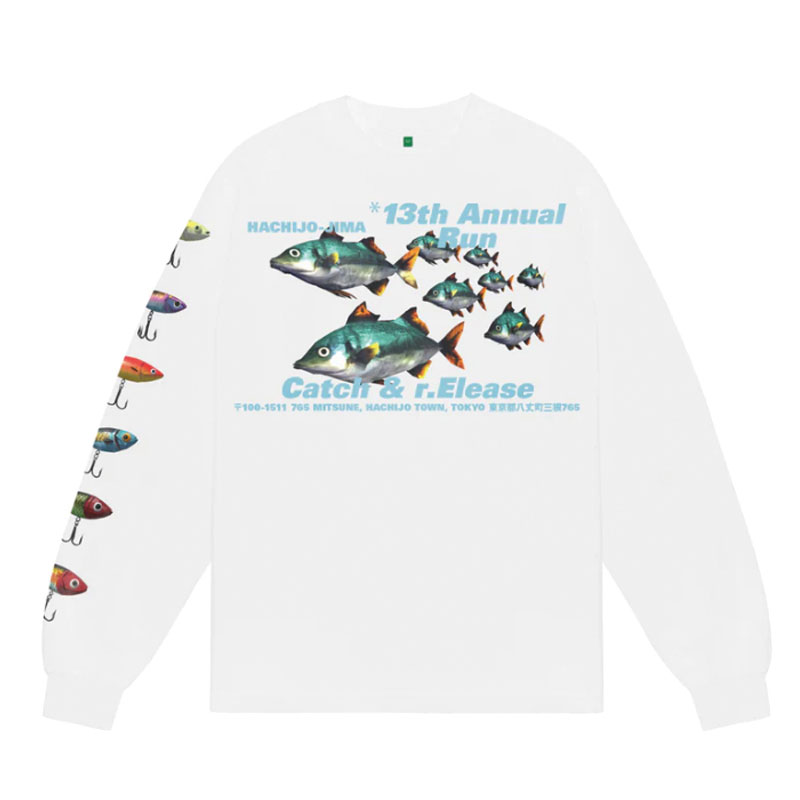 b.Eautiful(ビューティフル)/ Catch & Release LS Shirt -2COLOR-(WHITE)