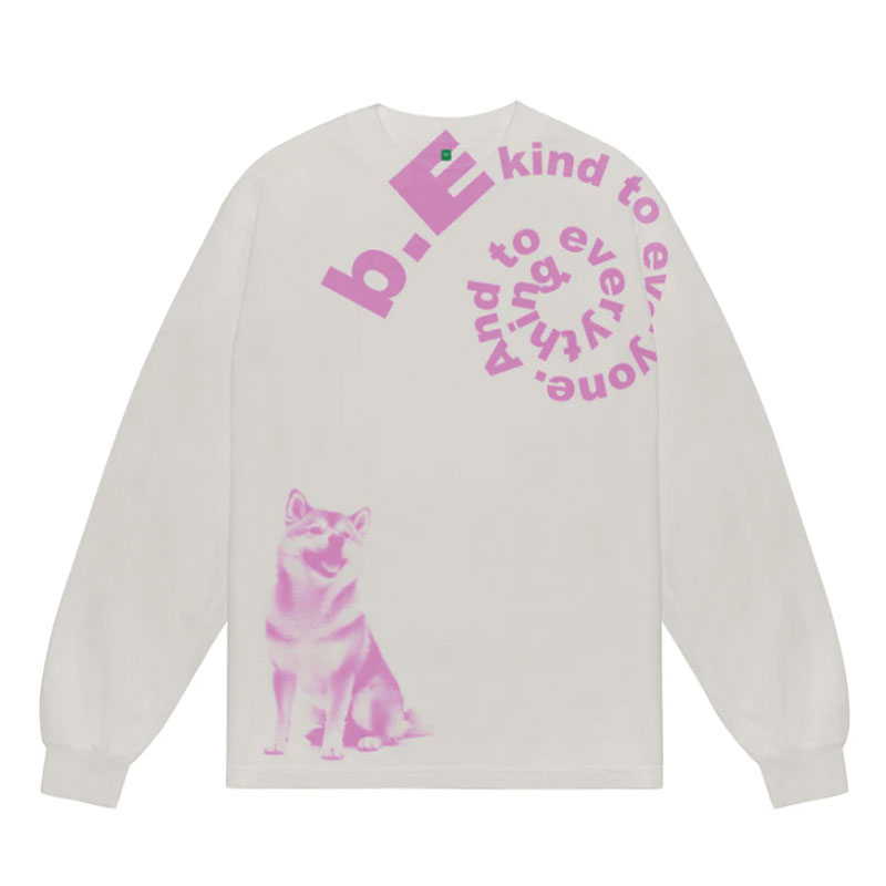 b.Eautiful(ビューティフル)/ Shiba LS Shirt -2COLOR-(GREY)
