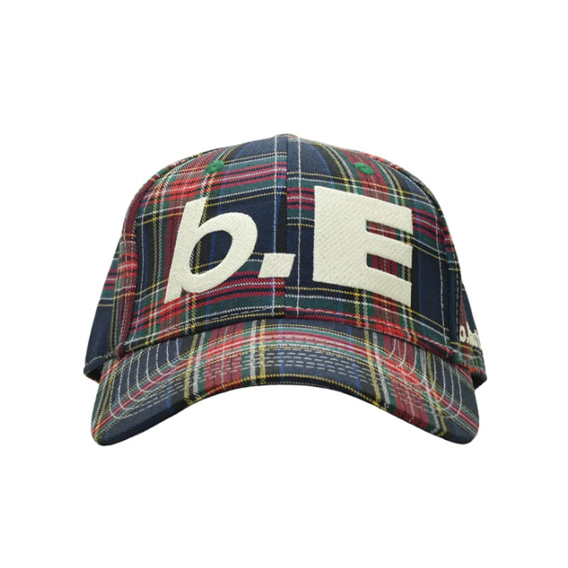 b.Eautiful(ビューティフル)/ b.E Hat -Blue Plaid / White-
