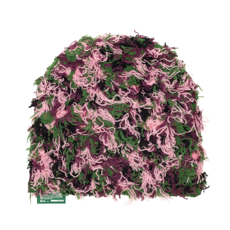 b.Eautiful(ビューティフル)/ b.e Camo Beanie -Purple / Green-
