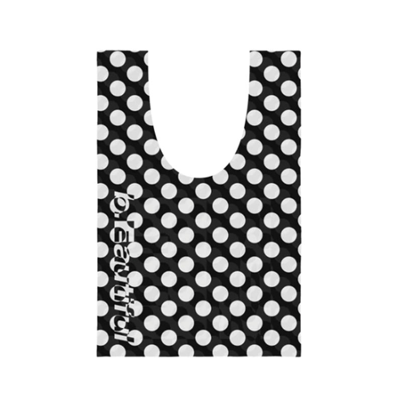 b.Eautiful(ビューティフル)/ Dots Reusable Bag Mini -Black/White-