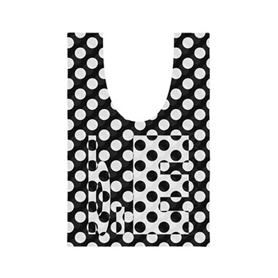 b.Eautiful(ビューティフル)/ Dots Reusable Bag Mini -Black/White-