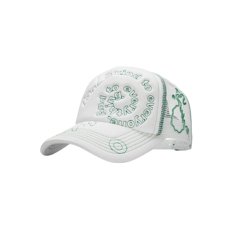 b.Eautiful(ビューティフル)/ b.i Foam Trucker Hat -WHITE/GREEN-