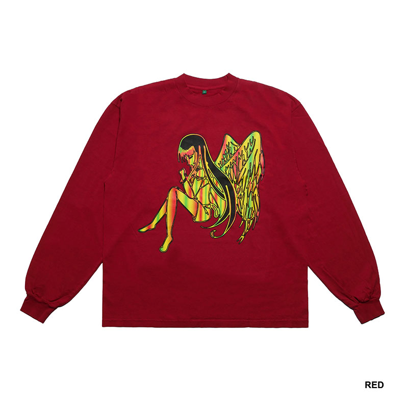 b.Eautiful(ビューティフル)/ b.Eautiful x Sara Yukiko Mon b.e Angel LS Shirt -2COLOR-