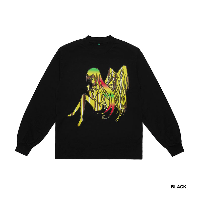 b.Eautiful(ビューティフル)/ b.Eautiful x Sara Yukiko Mon b.e Angel LS Shirt -2COLOR-