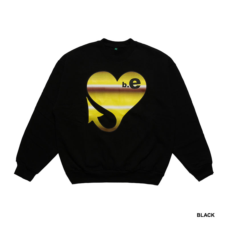 b.Eautiful(ビューティフル)/ b.Eautiful x Sara Yukiko Mon b.e Bad Crewneck Sweatshirt -2COLOR-