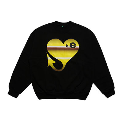 b.Eautiful(ビューティフル)/ b.Eautiful x Sara Yukiko Mon b.e Bad Crewneck Sweatshirt -2COLOR-