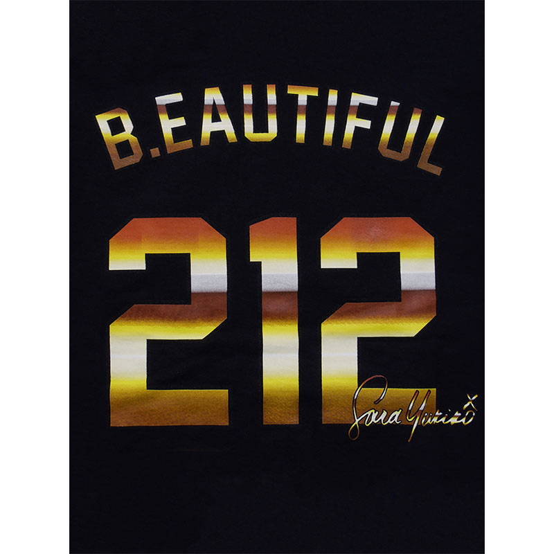 b.Eautiful(ビューティフル)/ b.Eautiful x Sara Yukiko Mon Wavy NY Zip Up Hoodie -NAVY-