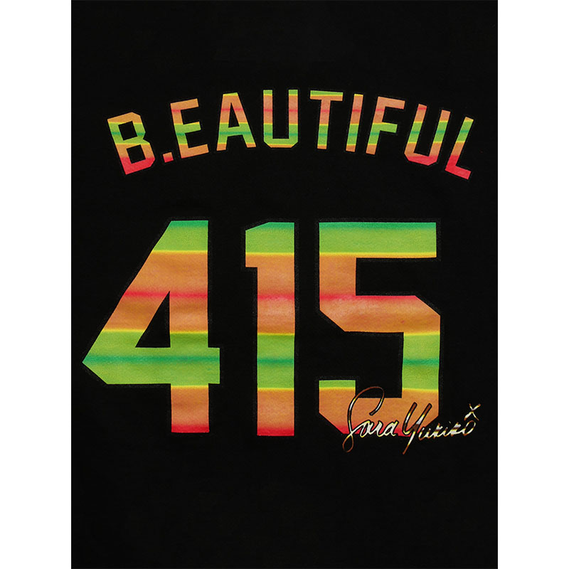 b.Eautiful(ビューティフル)/ b.Eautiful x Sara Yukiko Mon Thizzed SF Zip Up Hoodie -BLACK-