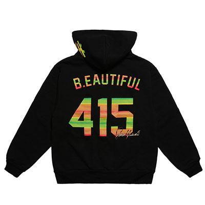b.Eautiful(ビューティフル)/ b.Eautiful x Sara Yukiko Mon Thizzed SF Zip Up Hoodie -BLACK-