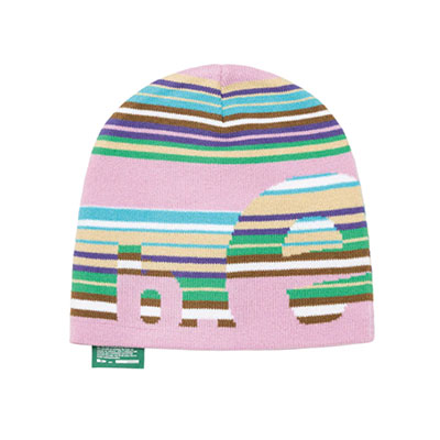 b.Eautiful(ビューティフル)/ b.e Stripe Beanie -PINK-