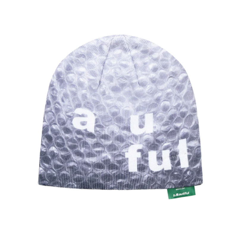 b.Eautiful(ビューティフル)/ Bubble Wrap Beanie -GREY-