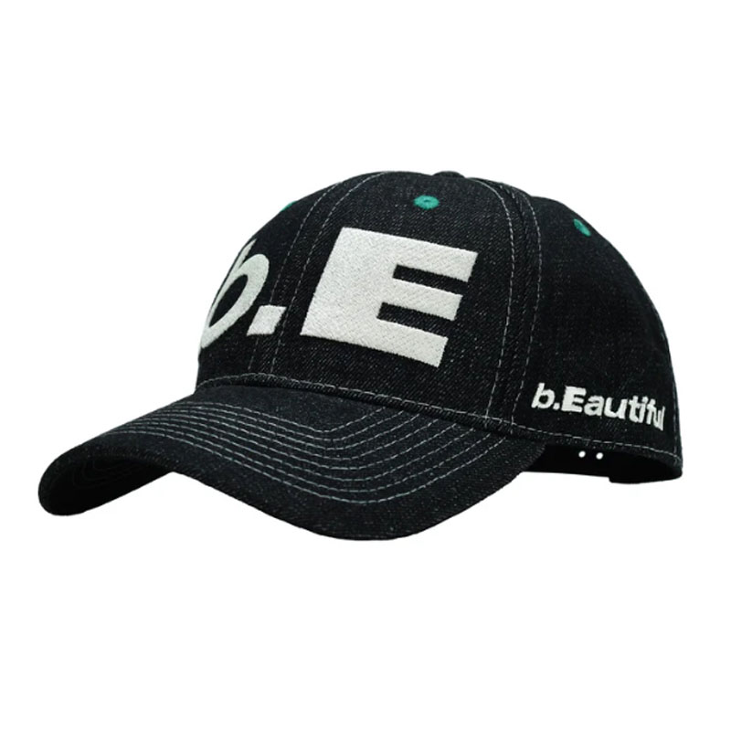 b.Eautiful(ビューティフル)/ b.E Hat -2color-(BLACK DENIM/OFF-WHITE)