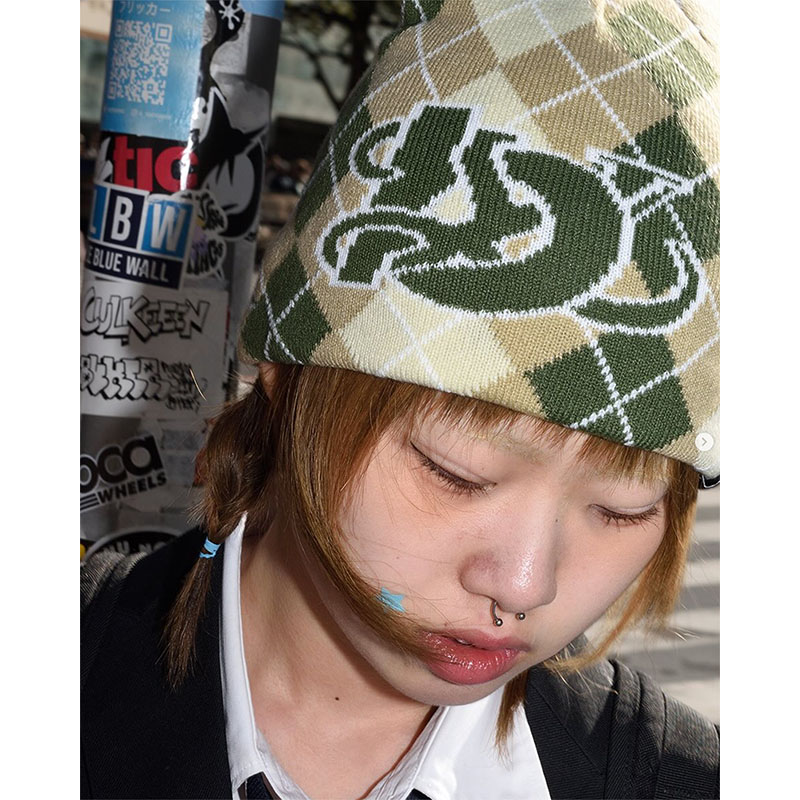 b.Eautiful(ビューティフル)/ b.Eautiful × Yumin Ha Beetle Beanie -GREEN-