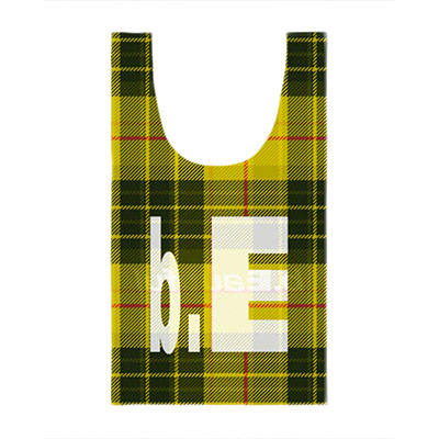 b.Eautiful(ビューティフル)/ MacLeod Tartan Reusable Bag -YELLOW-
