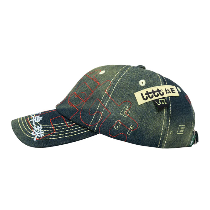 b.Eautiful(ビューティフル)/ b.Eautiful x LTTT Vapor Hat -Fade Denim/Red-