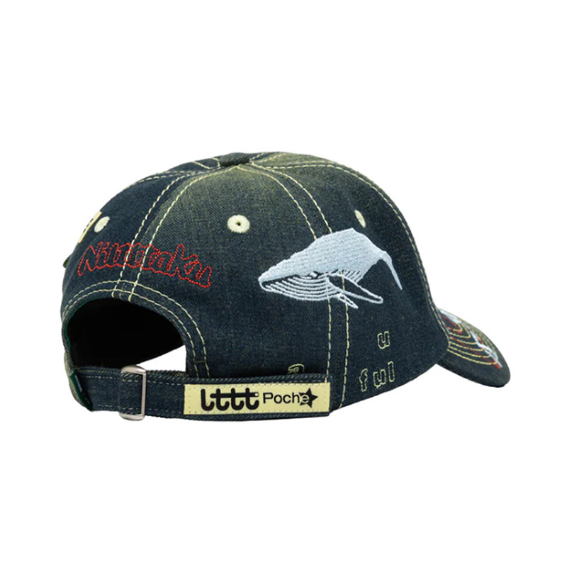 b.Eautiful(ビューティフル)/ b.Eautiful x LTTT Vapor Hat -Fade Denim/Red-