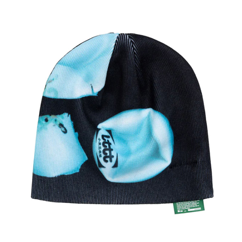 b.Eautiful(ビューティフル)/ b.Eautiful x LTTT Burst Beanie -Black/Light Blue-