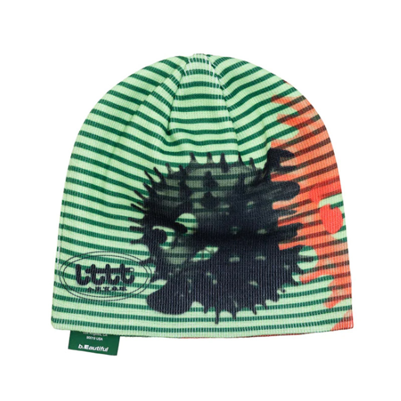b.Eautiful(ビューティフル)/ b.Eautiful x LTTT Puffy Fish Beanie -Lime/Red-