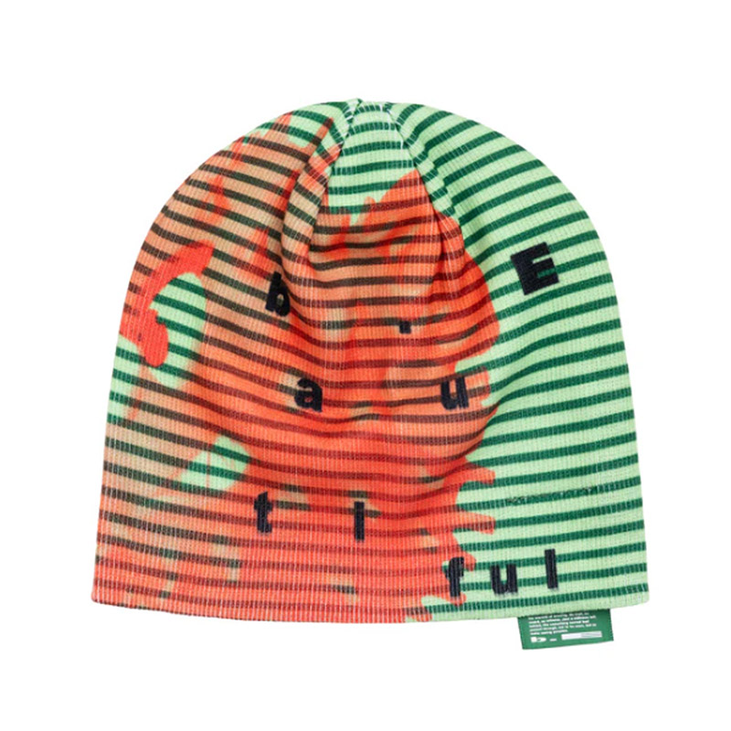 b.Eautiful(ビューティフル)/ b.Eautiful x LTTT Puffy Fish Beanie -Lime/Red-