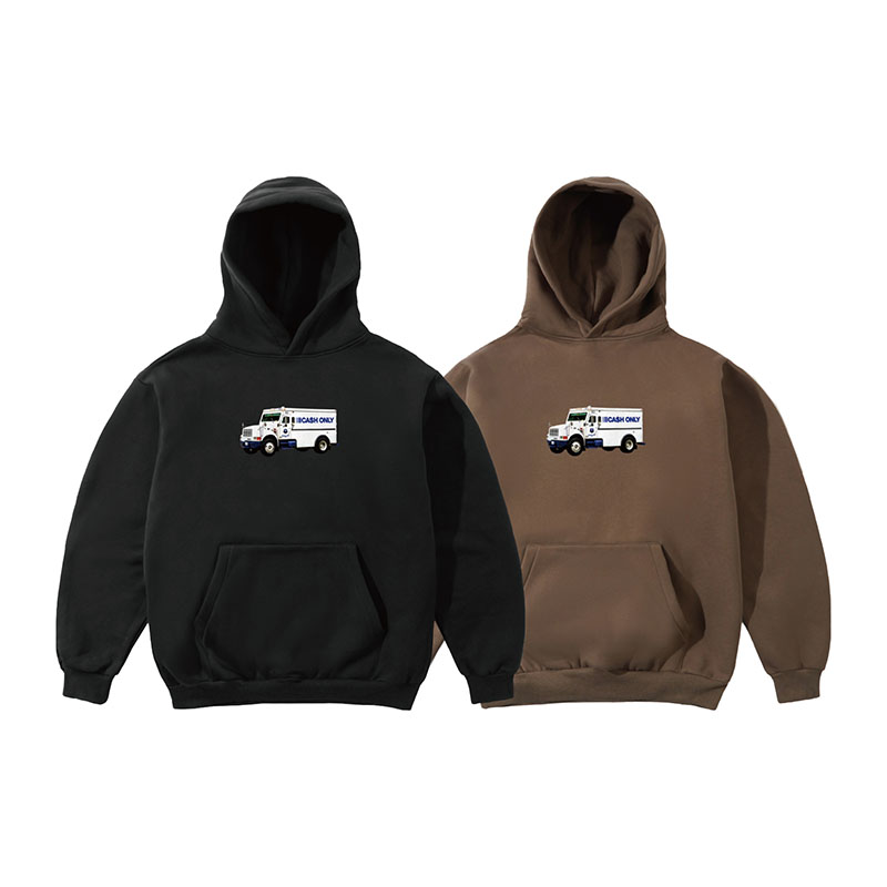 CASH ONLY(キャッシュオンリー)/ Money Truck Pullover Hood -2.COLOR-