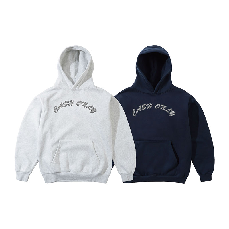 CASH ONLY(キャッシュオンリー)/ Diamond Plate Logo Pullover Hood -2.COLOR-