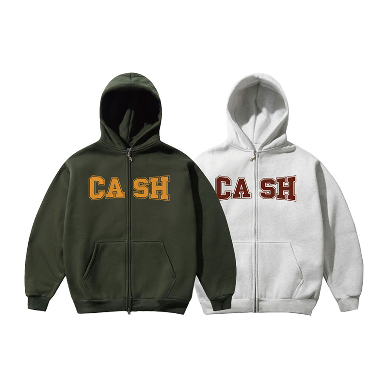 CASH ONLY(キャッシュオンリー)/ Campus Zip-Thru Hood -2.COLOR-