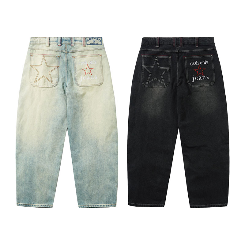 CASH ONLY(キャッシュオンリー)/ Stars Denim Jeans -2.COLOR-