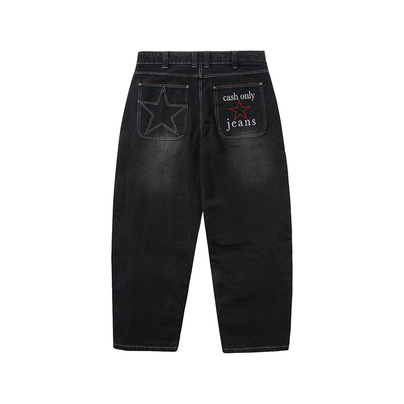 CASH ONLY(キャッシュオンリー)/ Stars Denim Jeans -2.COLOR-