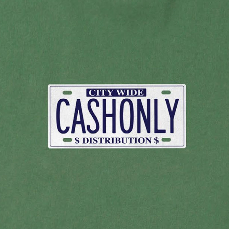 CASH ONLY(キャッシュオンリー)/ License Tee -2.COLOR-