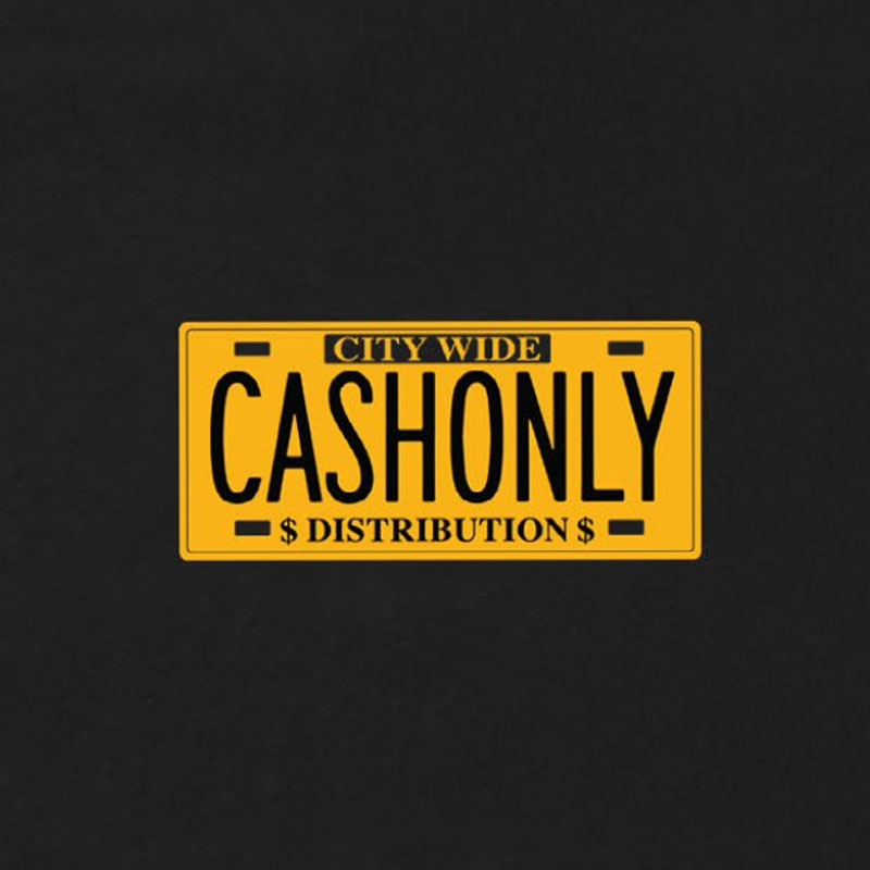CASH ONLY(キャッシュオンリー)/ License Tee -2.COLOR-