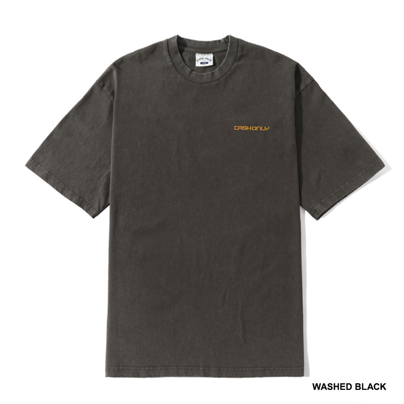 CASH ONLY(キャッシュオンリー)/ Stencil Pigment Dye Tee -2.COLOR-